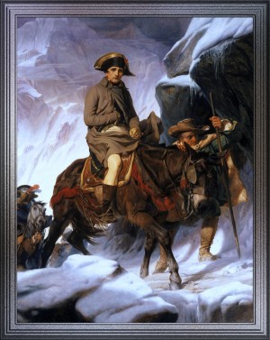 Napoleon Crossing the Alps by Paul Delaroche Old Masters Fine Art Reproduction